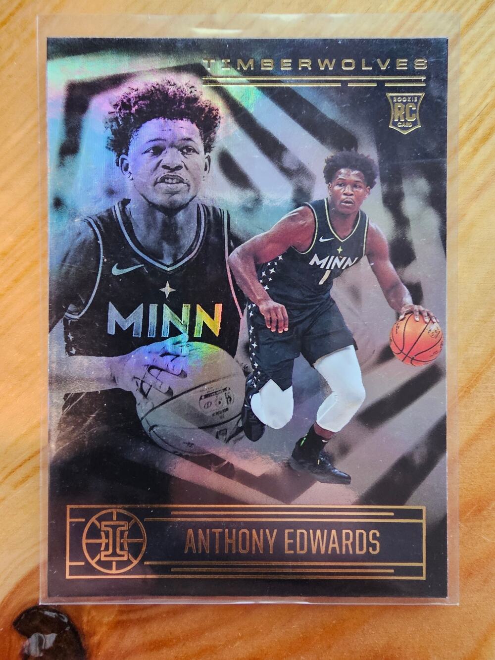 Anthony Edwards 2020-2021 Panini Illusions #152 - Rookie - Timberwolves - NBA